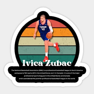 Ivica Zubac Vintage V1 Sticker